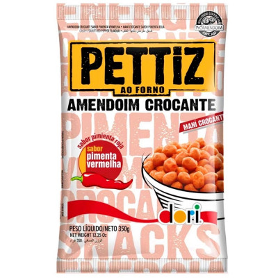 AMENDOIM DORI PETTIZ CROCANTE PIMENTA 350G