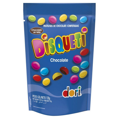 DISQUETI CONFEITO 120GR CHOCOLATE