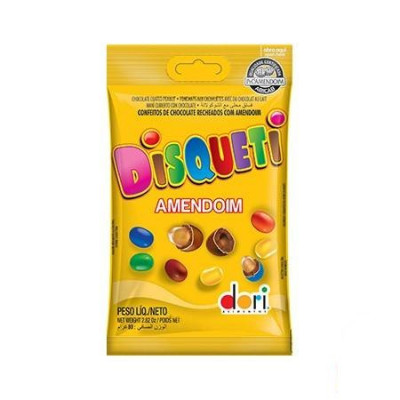 CHOCOLATE DORI DISQUETI AMENDOIM 39G