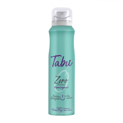 DESODORANTE TABU AERO ZERO ALUMINIO 150ML