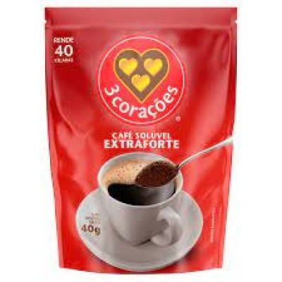 CAFE SOLUVEL 3 CORACOES EXTRA FORTE 40G