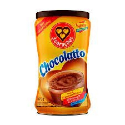 ACHOCOLATADO CHOCOLATTO 3CORAÇÕES LATA 370G