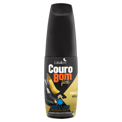 TINTA COURO BOM FLEX PARA CALCADOS PRETO 40ML