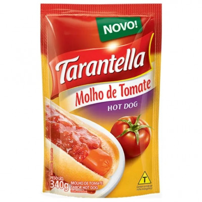 MOLHO TOMATE TARANTELLA HOT-DOG SACHE 300G