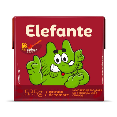 EXTRATO TOMATE ELEFANTE 535 G