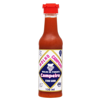 MOLHO DE PIMENTA CAMPEIRO 150ML VERMELHA