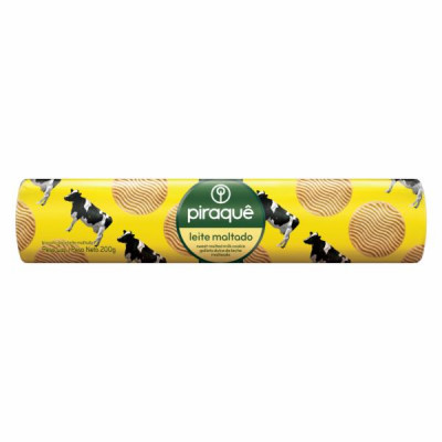 BISCOITO PIRAQUE LEITE MALTADO 132G