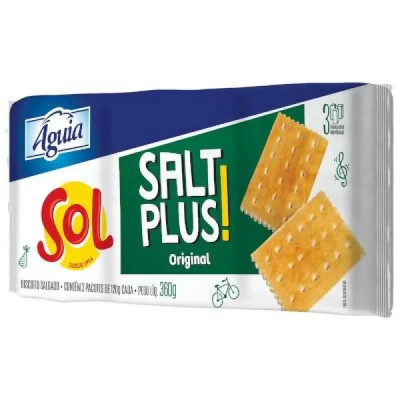 BISCOITO AGUIA SALT CRACKER ORIGINAL 360G