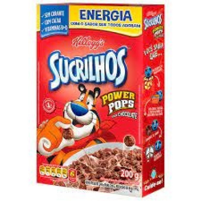 CEREAL KELLOGGS SUCRILHOS POWER POPS200G