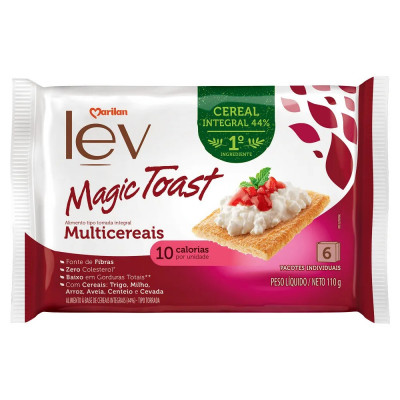 TORRADA MARILAN LEV MAGIC TOAST MULTICEREAIS 110GR