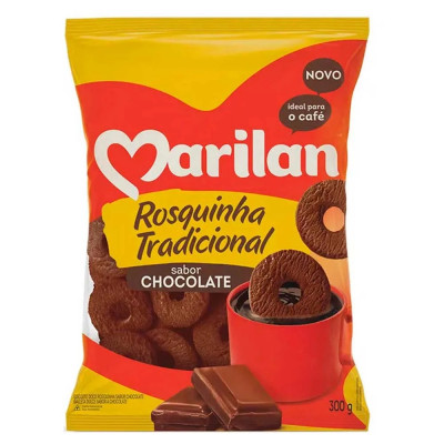 BISCOITO MARILAN ROSQUINHA CHOCOLATE300G