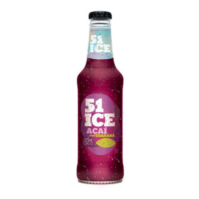 BEBIDA MISTA 51 ICE 275ML ACAI COM GUARANA