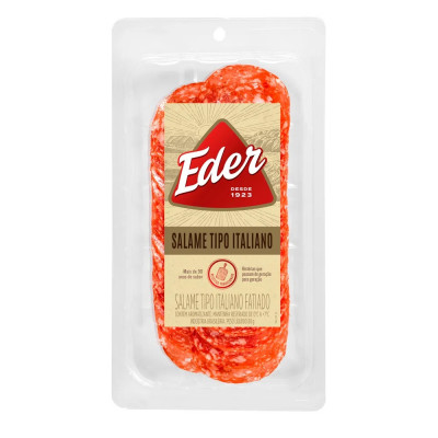 SALAME EDER ITALIANO FATIADO 80G