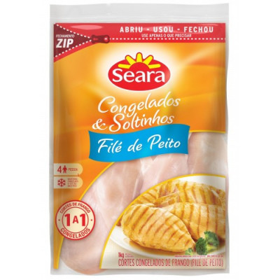 FILE PEITO FRANGO SEARA ALMOFADA PACOTE 1KG