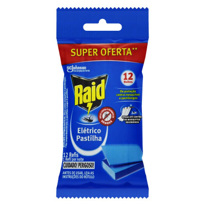 RAID ELETRICO PASTILHA SUPER OFERTA RF COM 12