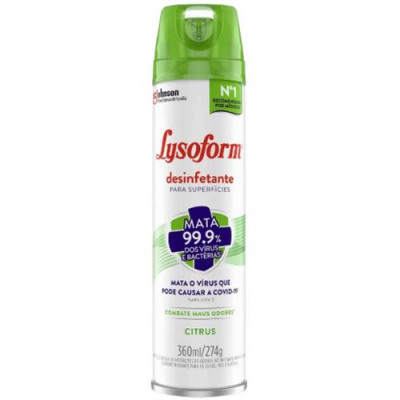 DESINFETANTE LYSOFORM AERO CITRUS 360ML