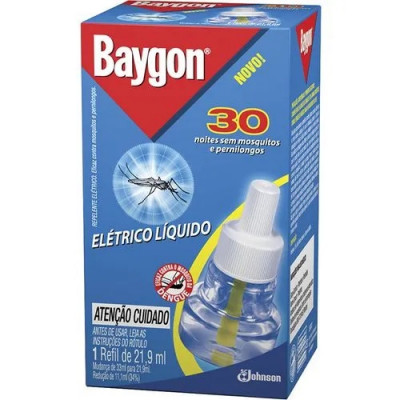 INSETICIDA LÍQUIDO BAYGON REFIL ELETRICO 30 NOITES UNID