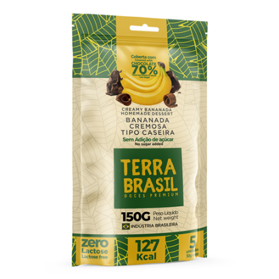 BANANADA TERRA BRASIL COM CHOCOLATE 70% 150G
