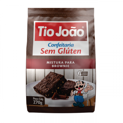 MISTURA PARA BOLO TIO JOAO BROWNIE 270G