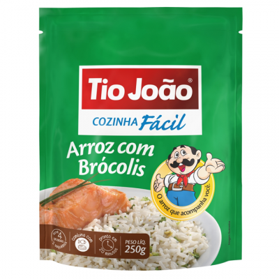 ARROZ TIO JOÃO COZINHA FACIL COM BROCOLIS 250 GR