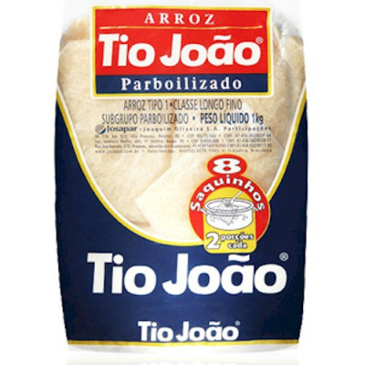 ARROZ TIO JOÃO PARBOLIZADO SAQUINHO 1 KG