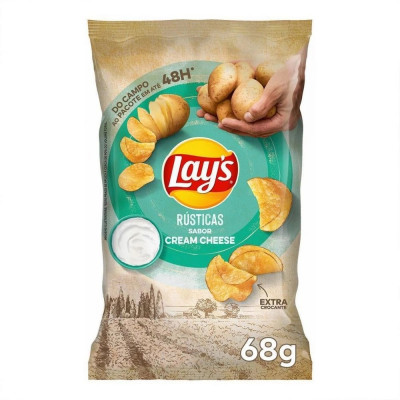 BATATA LAYS RUST CREAM CHEESE 68G