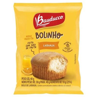 MINI BOLINHO BAUDUCCO LARANJA 40G