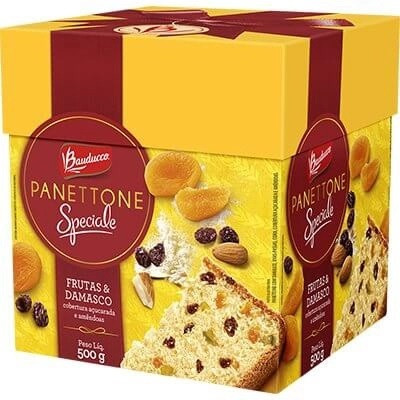 PANETONE BAUDUCCO FRUTAS DAMASCO 500GR