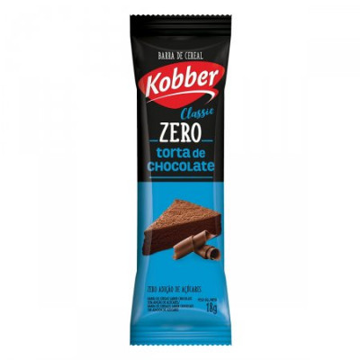 BARRA CEREAL KOBBER 18G TORTA CHOCOLATE