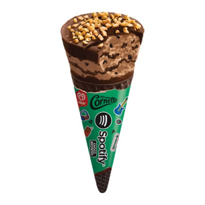 SORVETE CORNETTO SPOTIFY CHOCOBROWNIE 62G