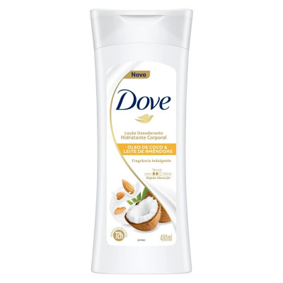 LOCAO DOVE OLEO COCO E LEITE DE AMENDOAS 400ML