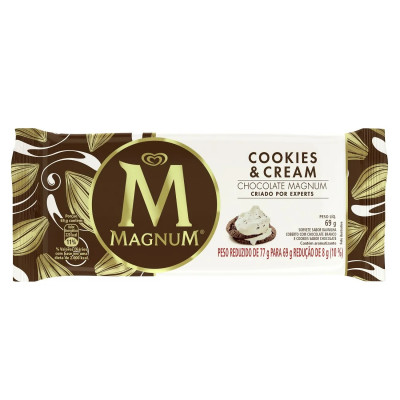 SORVETE MAGNUM COOKIES CREAM