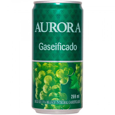 SUCO AURORA INTGEGRAL UVA BRANCA GASEIFICADA 269ML