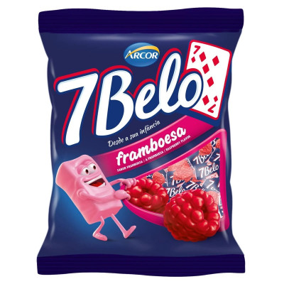 BALA 7 BELO FRAMBOESA ARCOR 100GR