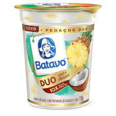 IOGURTE BATAVO PEDACOS COCO ABACAXI 100GR