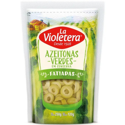 AZEITONA VERDE LA VIOLETERA 120GR FATIADA