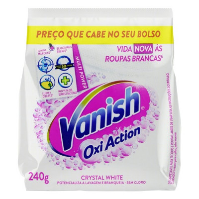 VANISH OXI ACTION CRYSTAL WHITE PO 240G