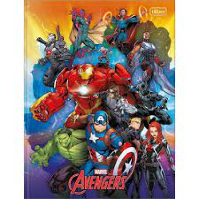 CADERNO TILIBRA COST CAPA DURA UNIVERSITARIO AVENGERS ASB 80