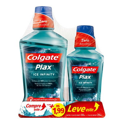 ENXAGUANTE BUCAL COLGATE PLAX +1,99 LEVEVE 250