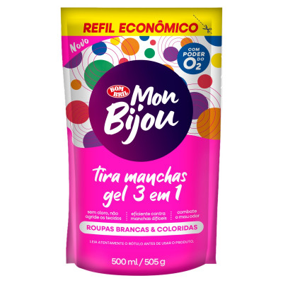 TIRA MANCHAS MON BIJOU GEL 3EM1 REFIL 500ML