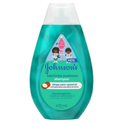 SHAMPOO JOHNSONS KIDS BLACKINHO PODEROSO 400ML