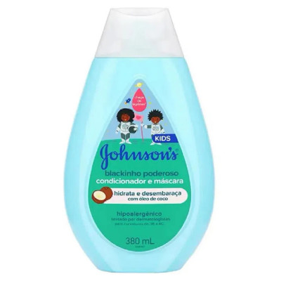 CONDICIONADOR JOHNSONS KIDS BLACKINHO PODEROSO 380ML