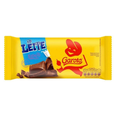 CHOCOLATE GAROTO 80GR AO LEITE