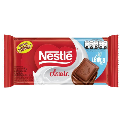CHOCOLATE CLASSIC AO LEITE NESTLE 80GR