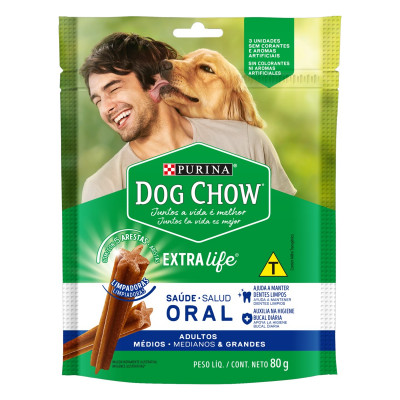 PESTICOS PARA CÃES RAÇAS MÉDIAS E GRANDES DOG CHOW 80G