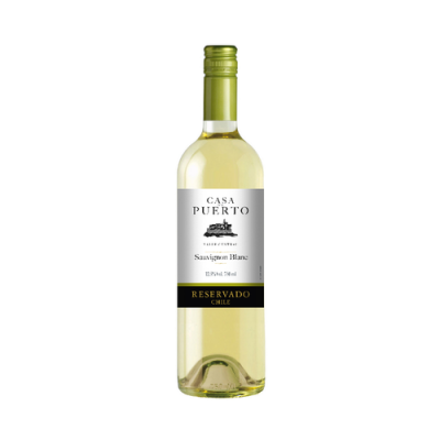 VINHO CHILENO CASA DEL PUERTO SAUVIGNON BLAC750ML