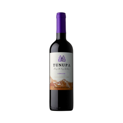 VINHO CHILENO TUNUPA VARIETAL CARMENERE 750ML