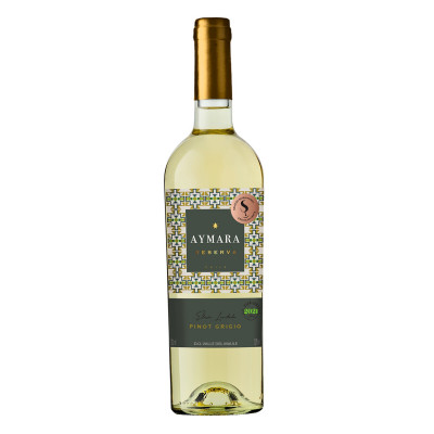 VINHO CHILENO AYMARA RESERVA BRANCO PINOT 750ML