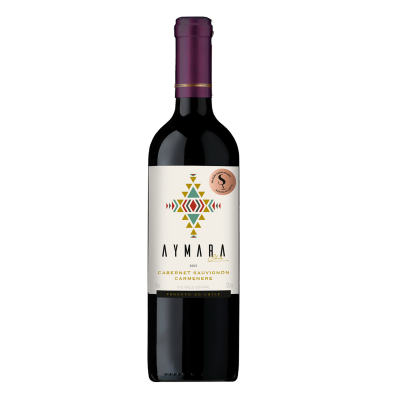 VINHO CHILENO AYMARA TINTO CABERNET SAUVIGNON CARM 750ML