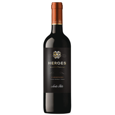 VINHO CHILENO HEROES RESERVA CARMENERE 750ML